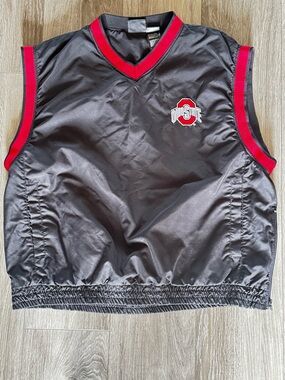 Ohio State Buckeyes Pullover Windbreaker Vest Men’s XL